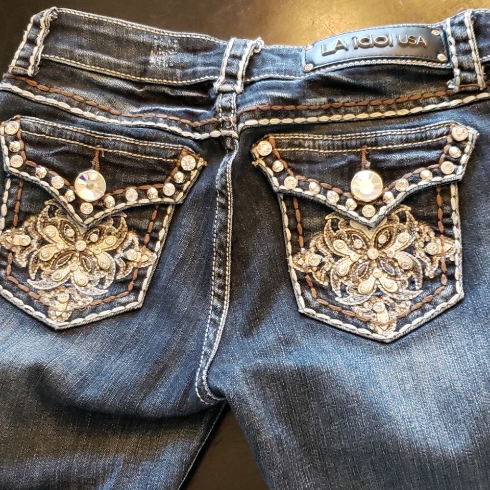 L.A. Idol bootcuts.  Adult size 3